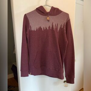 Tentree Hoodie size Small purple trees
